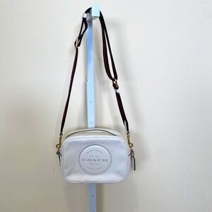 Coach  white cross body with removable, adjustable strap NWT and dust bag